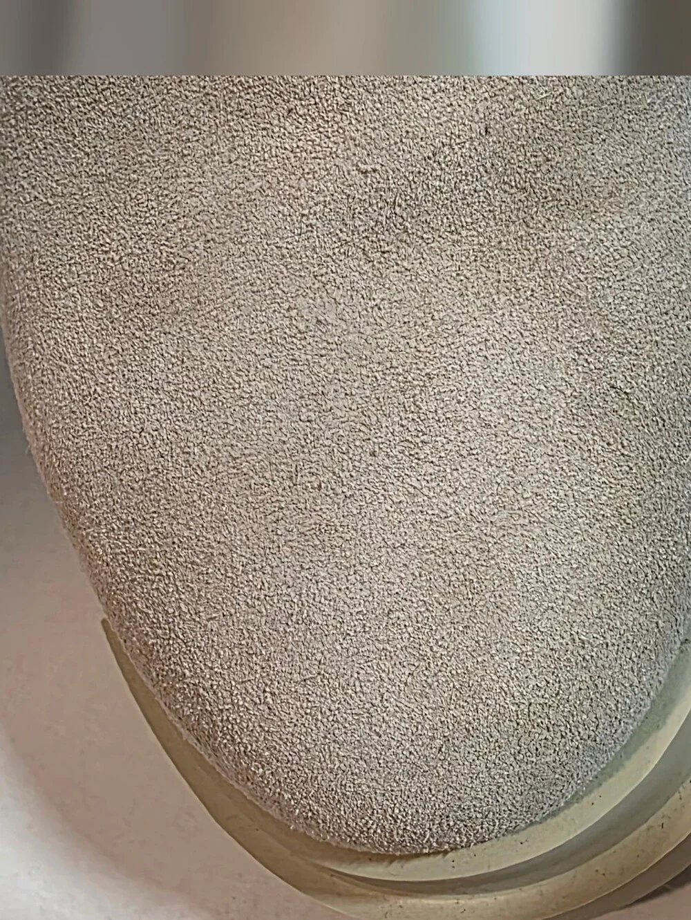 Womens Suede Cream Knee-High Boot